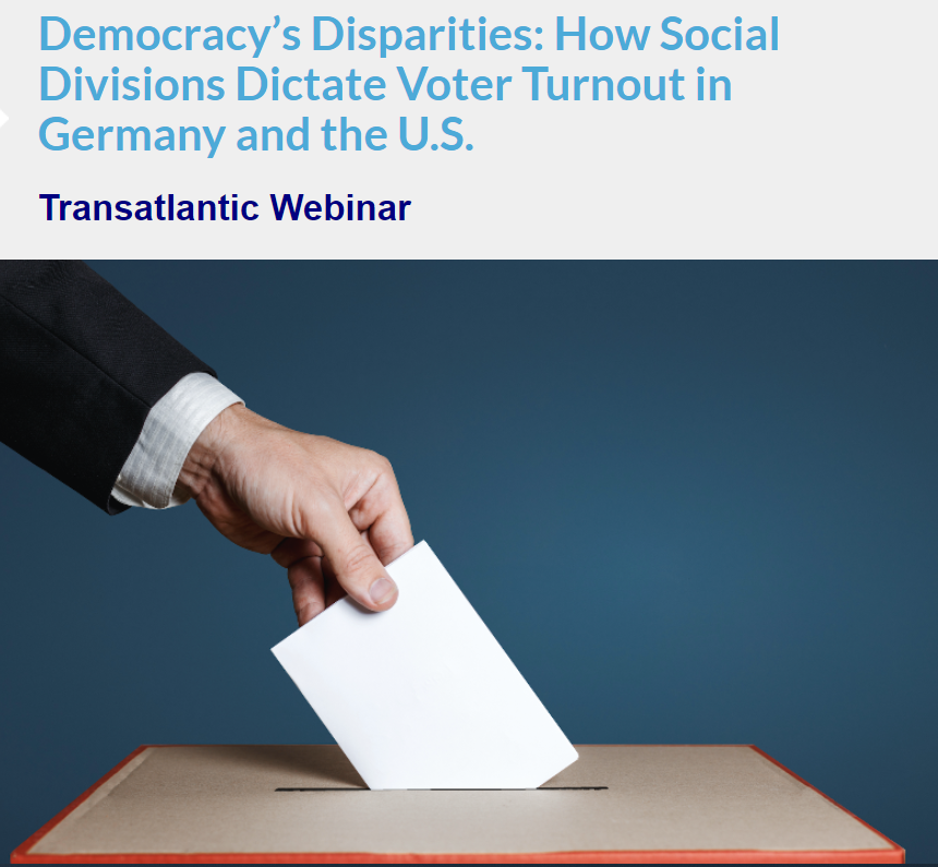 BStEuropa's tweet photo. How are social divisions impacting voter participation? Join @BertelsmannFdn this Wednesday, 9/22 at 10am EDT/4pm CET for a discussion among German and US experts ahead of the #Bundestagswahl with Christina Tillmann @beckerdavidj and @BrandonBohrn 

👉https://t.co/4hT6CCmjqI https://t.co/xwoQsE6Nht