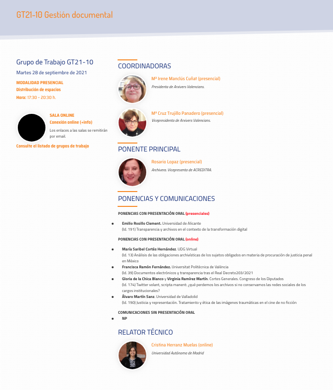 IT_GesPub's tweet photo. 🚨¡Ya a unos días de que arranque el #CIT2021 @COTransparencia! 

🔝@herranz_c del equipo @IT_GesPub @UAM_Madrid estará como relatora técnica el:

📅27 de sept. 18:00h. GT21-02 Lenguaje transparente

📅28 de sept. 17:30h. GT21-10 Gestión documental

🗣️¡No te lo pierdas! https://t.co/uyH6dRXaXL