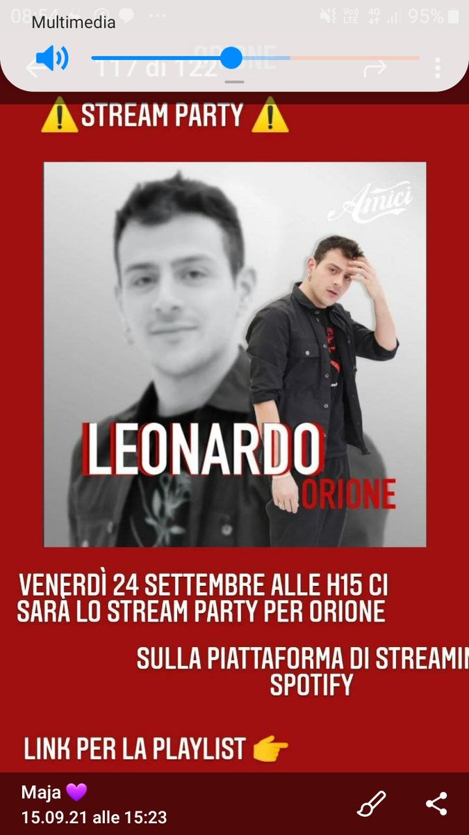 raffy826's tweet photo. Lo stream party di Orione sta arrivando...💫 #LeoL #streamcaliformia 
Dobbiamo essere tantissimi x questo pezzo bomba del nostro Leo...
https://t.co/qfvXrQya6M https://t.co/pepPZeHqIL