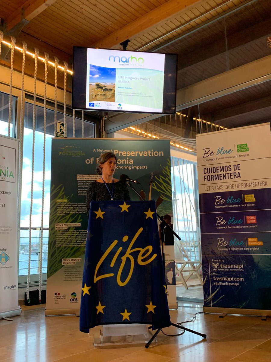 Official opening of the #MediterraneanPosidoniaNetwork Workshop in #Formentera. The workshop has been organized by the @OFBiodiversite, @cmat_ib & @WhitesandSolut with the support of @consellinsular, @TrasmapiFerry , @insotelresorts #medposidonianetwork #MPN2021  #formentera