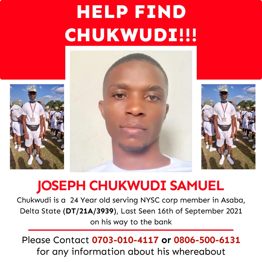 IGPatrick4's tweet photo. Pls my friend has been missing for days now. Please help us find Chukwudi
#HelpfindChukwudi

@officialnyscng @PoliceNG @davido @DONJAZZY @SaharaReporters https://t.co/ZqTqjnBTQQ