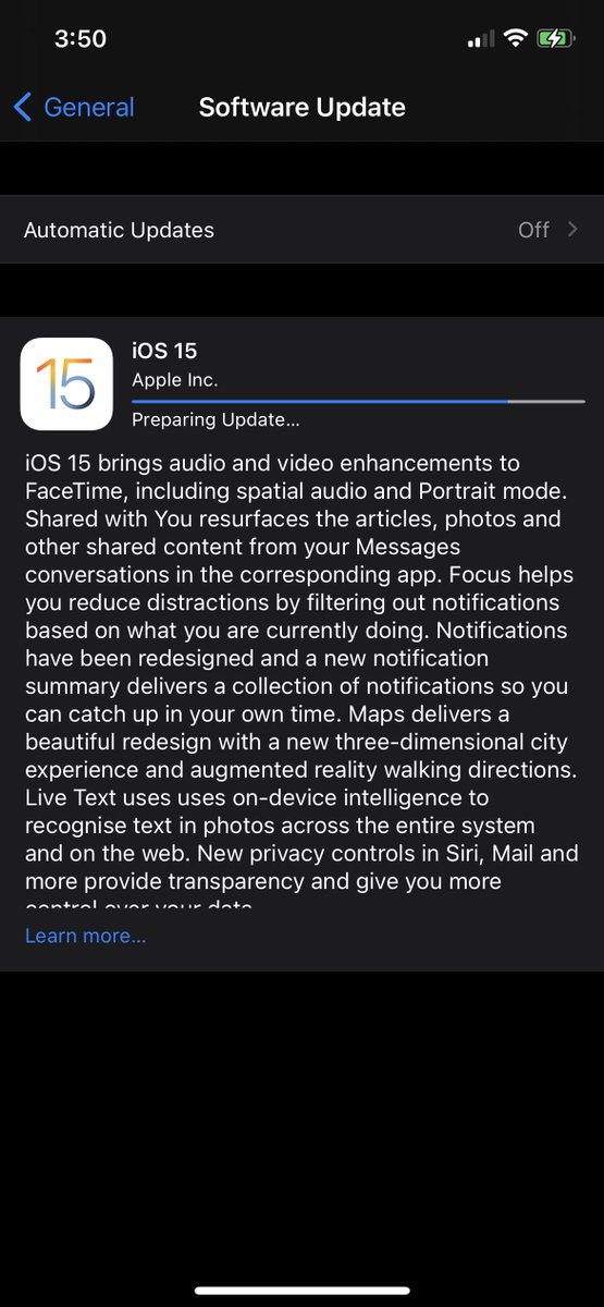 quelysir's tweet image. Apa nak jadi jadi lah!! Wish me luck! 😬😬 #ios15update