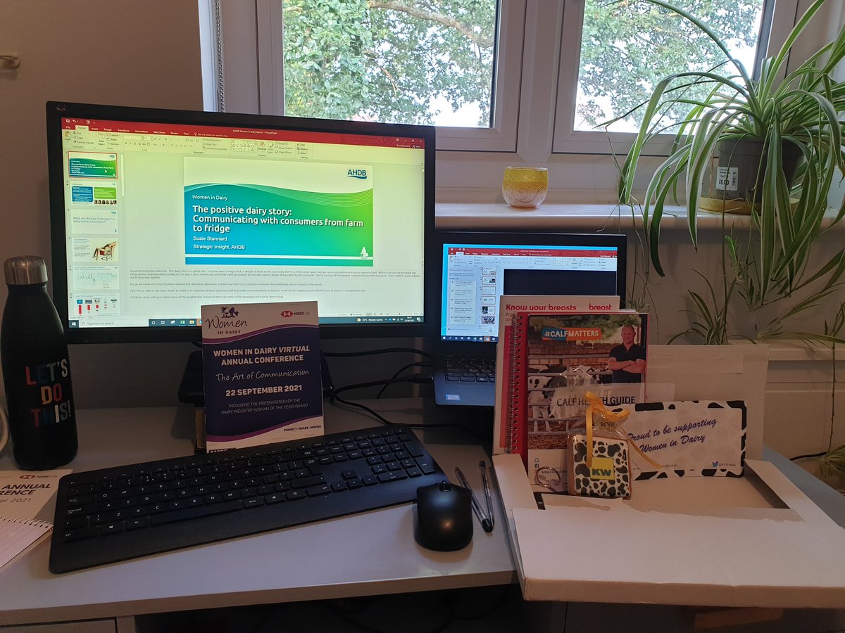 FoodFarmInsight's tweet image. All set for sharing some insight at @WomenInDairy conference this morning. Love the goody bag!