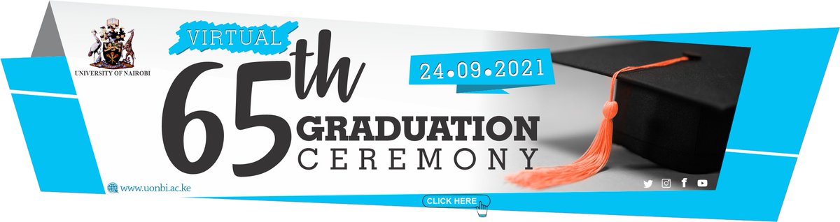 All are welcome for the 65th Graduation Ceremony on 24th September, 2021.