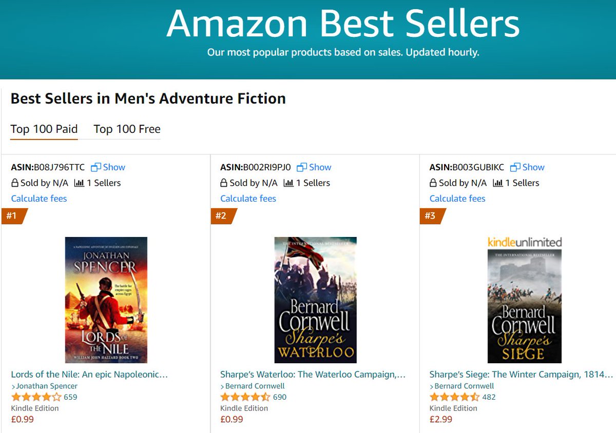 #Bestseller alert! 🔥🔥 <a href="/JSpencerAuthor/">Jonathan Spencer Author</a>  #LordsOfTheNile 
#NeverGiveUpTheBoat