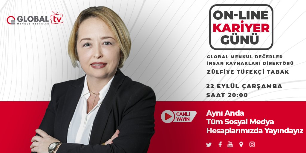 GlobalMenkul's tweet photo. 📢 Bu akşam 20:00'de gerçekleşecek On-Line Kariyer Günümüze dilediğiniz sosyal medya hesabımızdan canlı olarak katılabilir; aracı kurumlarda ve Global'de #kariyer olanakları hakkında sorularınızı iletebilirsiniz.
Youtube katılım ve hatırlatma linki:
https://t.co/otAReG604a https://t.co/63Y1THKkbr