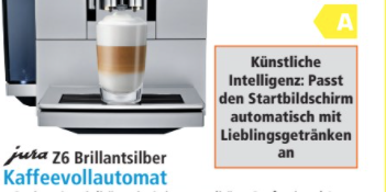 mazehnder's tweet photo. Wenn AI im Marketing von Kaffeemaschinen ankommt, wird eine einfache Favoritenliste plötzlich künstliche Intelligenz. 
Dann vermarke ich mich mal als AI Programmierer... https://t.co/tlsWIUHJhD