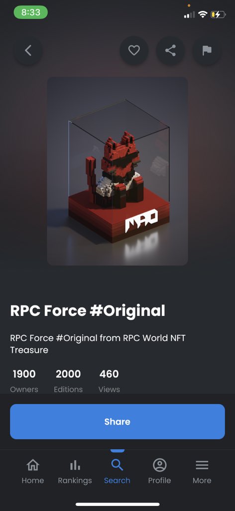 dmbfiytb's tweet photo. Thank you for the awesome airdrop today , so excited to see the future utility in the metaverse😍 @maodaonft #rpcnft #readyplayercatNFT https://t.co/732lEMpYcU
