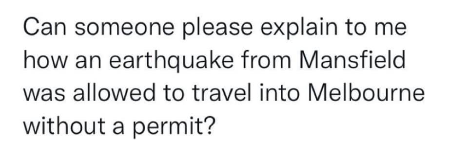 jedi43's tweet image. Pls explain.

#CovidVictoria #lockdown #lockdownprotest #earthquake #melbourneearthquake #Melbourne