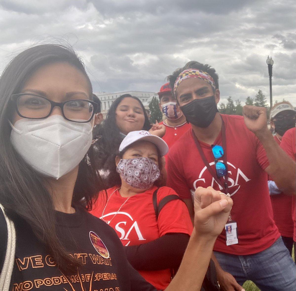 New organizing plan: always have the march go under a bridge (and be the one dropping banners from above)!

So beautiful watching 10k+ marchers from across the U.S. fill the streets to demand Congress deliver on citizenship, climate, & care!

The time is NOW! #WelcomeBackCongress