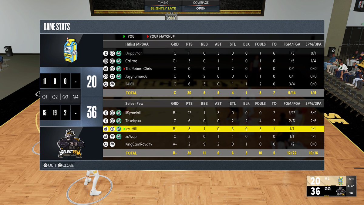 SeIectFewGaming's tweet photo. gg's to @HITLIST2K as we 2-0 sweep 🧹🧹 again in the 4th round of @MPBA2K Gauntlet!

Pg - @SymeIo 
Sg - @ThxnkYu 
Sf - @IcyHill 
Pf - @Wup2k 
C - @KingCamRoyalty 

@youFamousEnough @OGKINGCURT @2kCompGames @RankEm_ @iNetworkSports @GsTaR____ https://t.co/Php9utastq