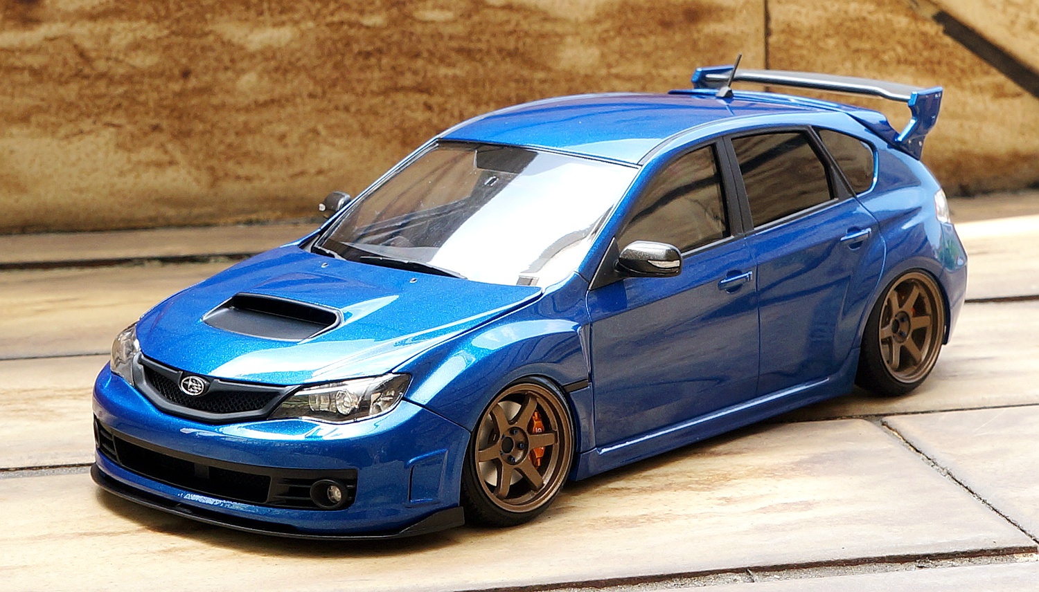 GRBインプレッサ VARIS風ウイング バリス インプレッサ GRB リアウィング（Ver.2