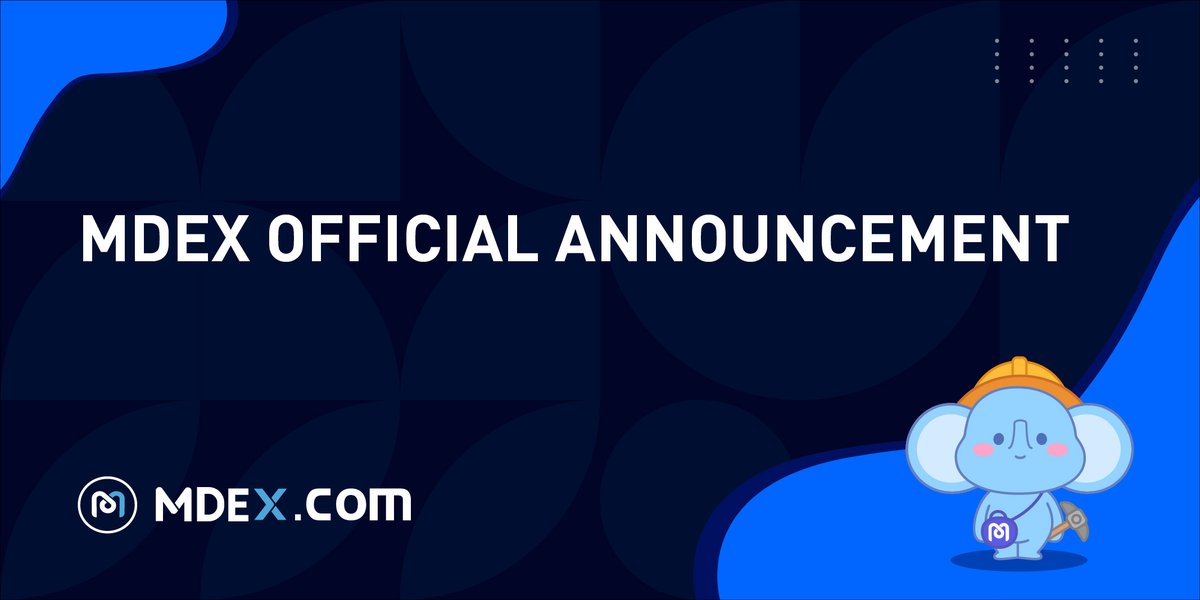 Mdexswap's tweet photo. 🔥Announcement on joint mining activities between https://t.co/OZ2NPsDyV2 (BSC) & Binapet and adjust the weightage of liquidity mining.
⏰The joint mining activities will be at 13:00 (UTC) on September 22, 2021.
🔗Fore more details:https://t.co/45ZSV7O3Ur
#MDEX #jointmining https://t.co/QrXNDh8JND
