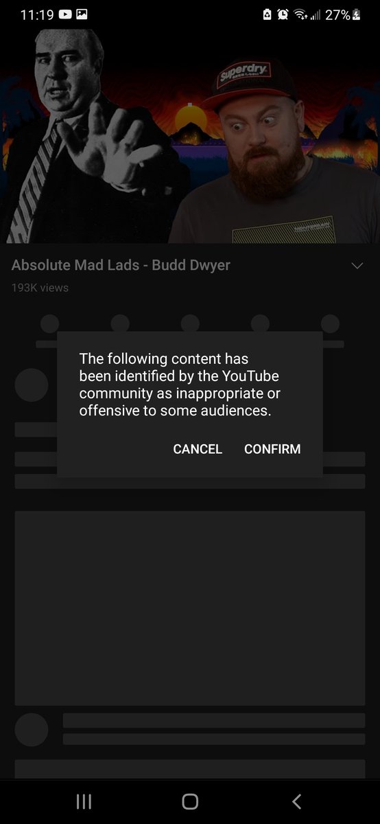 Skelevon1's tweet photo. Well, this is new
@CountDankulaTV 
When I tried watching yesterday's Mad Lad https://t.co/CqMyu5Jp42