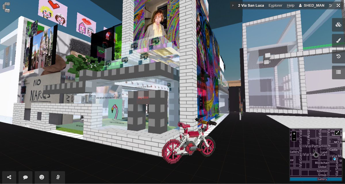 SHED_mdrn_lvng's tweet photo. just rode the '79 #powerlite pro by @wackozacco420 to the shop! rides like a dream!

#oldschoolbmx #bmx #powerlitebmx #cryptovoxels @cryptovoxels https://t.co/ywmBF13XAj