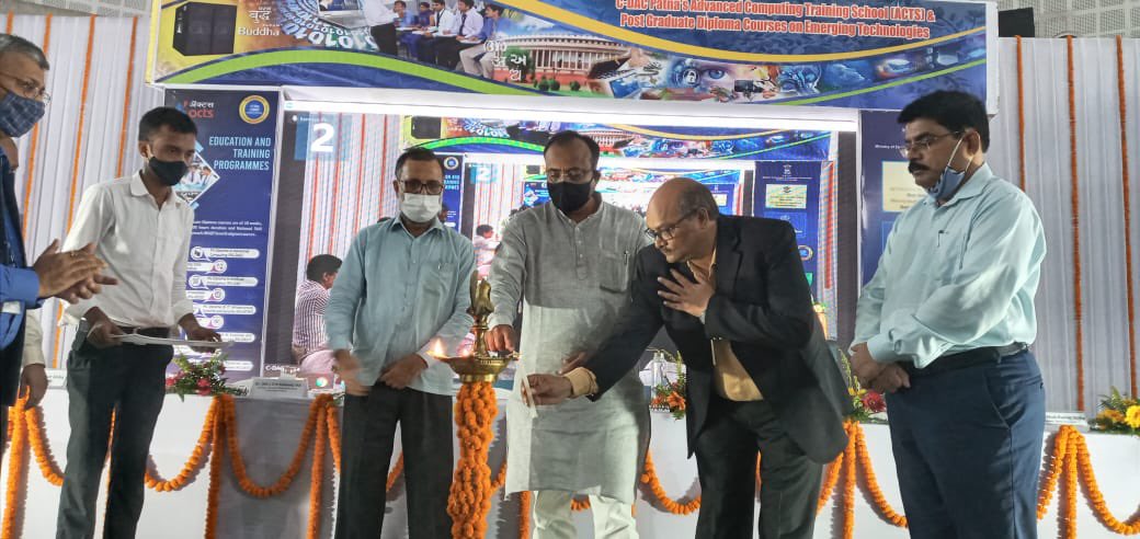 prabhatpat's tweet photo. Inauguration of C-DAC ACTS, Patna &amp; Induction of C-DAC students in PG Diploma in Advanced Computing course by Hon’ble MLA Digha Dr. Sanjiv Chaurasia and Development Commissioner Bihar Mr. Amir Subhani in virtual presence of Hon’ble MP, Patna Ravi Shankar Prasad Ji https://t.co/OjrmmYFJfn