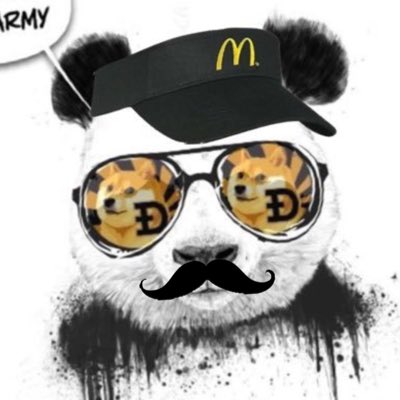topher2825's tweet photo. #mustache day it is๐ฏ๐ฏ๐ฏ #doge panda! #dogecoin #dogearmy #NewProfilePic https://t.co/W7JKIEXyWF