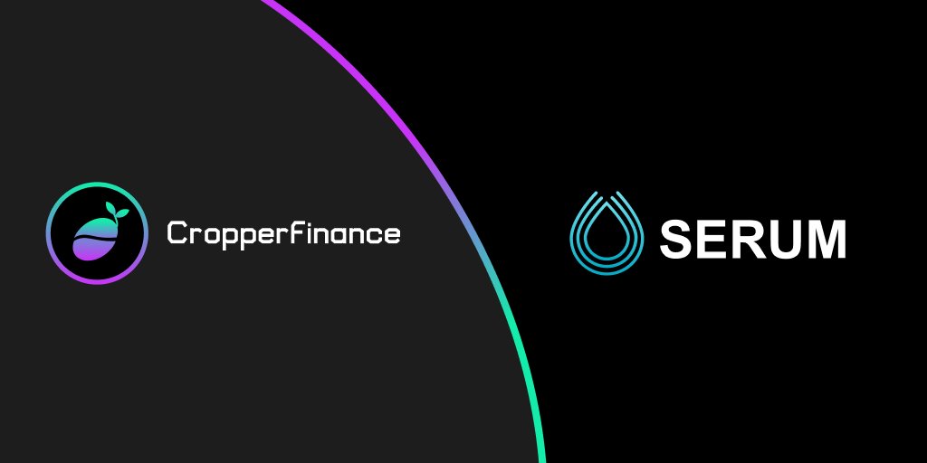 CropperFinance's tweet photo. 🤝We’re happy to announce our new partnership with @ProjectSerum.

⚙️The @cropperfinance AMM will integrate the Serum on-chain orderbooks. https://t.co/zaibbIQjTj