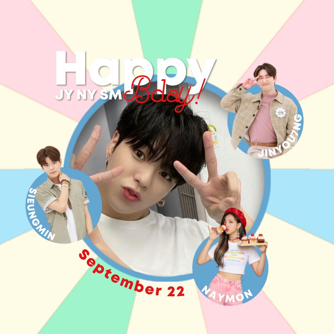 trjaehyuk's tweet photo. @naymon @JINYOU7NG @SIEUNGMlN happy birthday! asik ya ramean ulang tahunnya? https://t.co/bfUVhZ8M1u