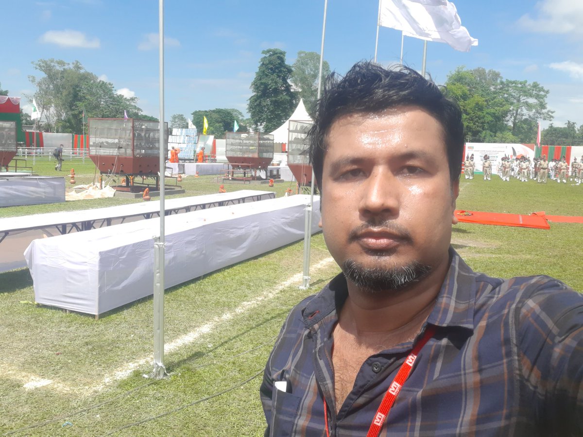 hemantakrnath's tweet photo. #Assam is all set to burn 2479 #rhino horns publically at Bokakhat parade ground in Golaghat district in presence of Chief Minister @himantabiswa , Forest Minister @ParimalSuklaba1 , Agriculture Minister @ATULBORA2 , Health Minister @keshab_mahanta and officials of @assamforest . https://t.co/8ytkFUbb9c