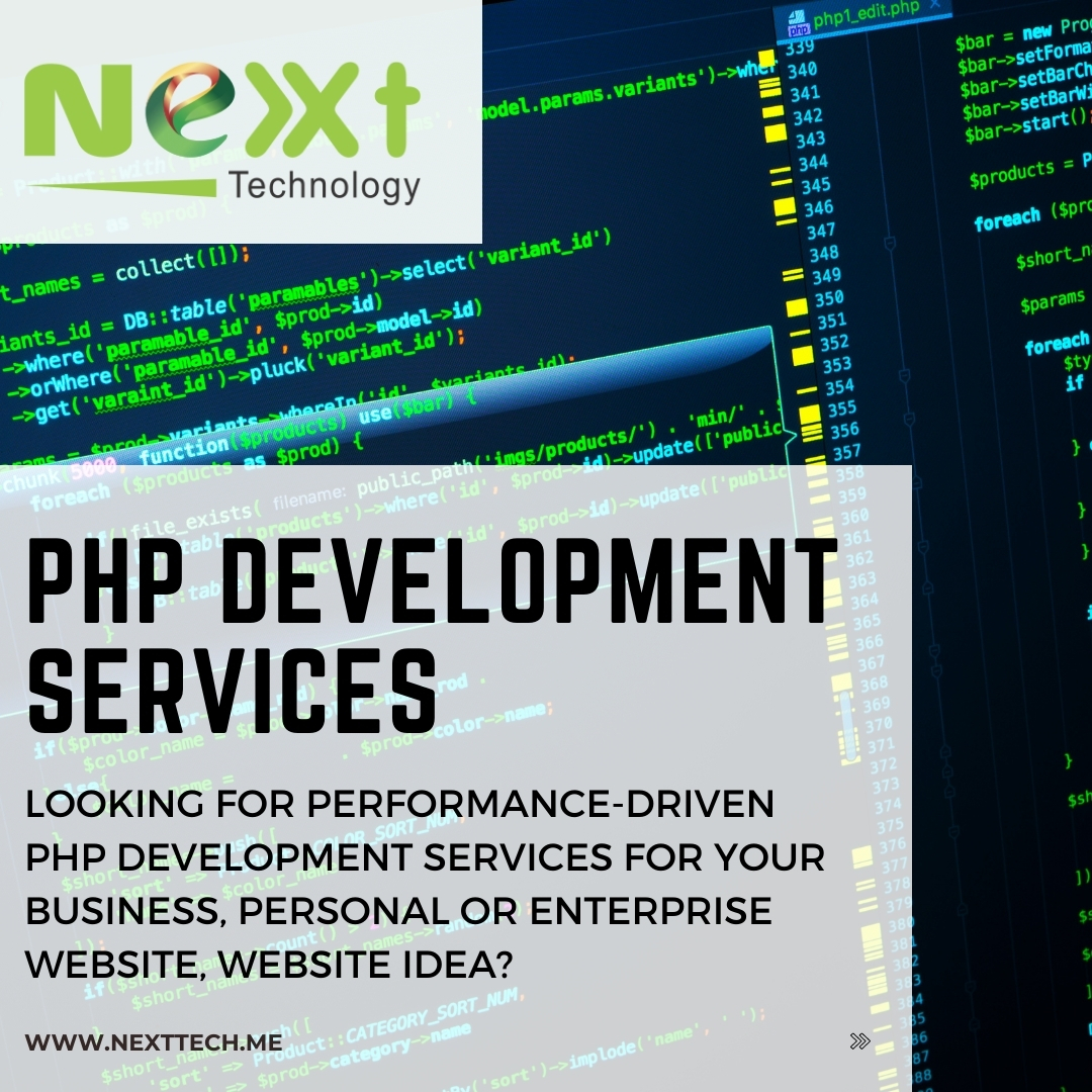 NextTech8's tweet image. Have the best in class #PHP_Development_Services from the best #Web_development_company in the #UAE. 
Book your appointment today! visit nexttech.me
.
.
.
#php #html #javascript #java #css #python #programming #coding #developer #programmer #webdeveloper
