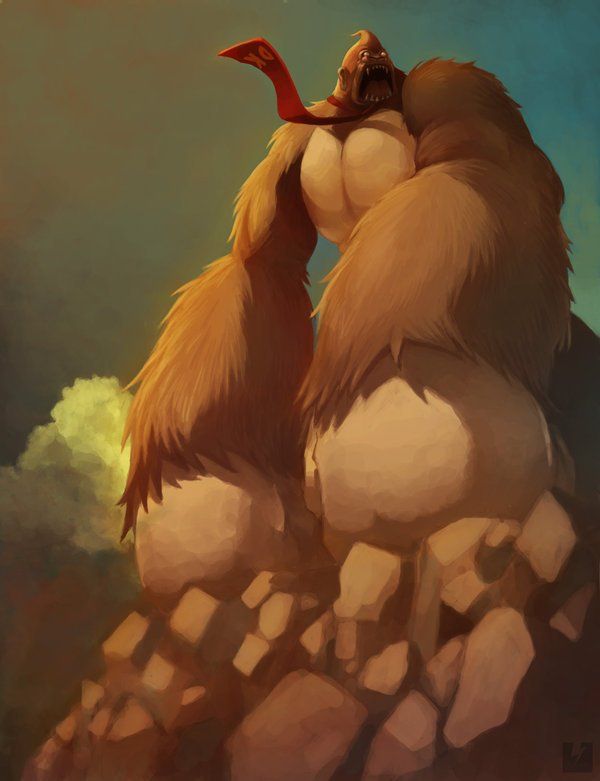 #TheHolyGrail...?

It's just a cup, as far as The King of Swing is concerned.

As long as that big, violent war stays far from his home, Donkey Kong won't care one bit.

Of course, if someone DOES come to his isle to start trouble... he will make them leave.

By force.