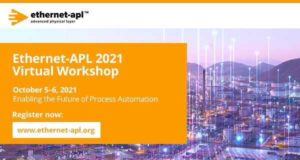 *Free Ethernet-APL Virtual Workshop | October 5-6*

This two-day workshop will provide 8 hours of information-packed sessions and a multi-vendor demonstration showing actual use-cases. 

Detailed agenda and registration under: buff.ly/3z9HUjL