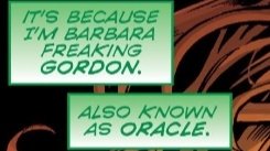 TheBat_Family's tweet image. Barbara Gordon will never be better than she is when she's Oracle! I miss when DC actually respected her.