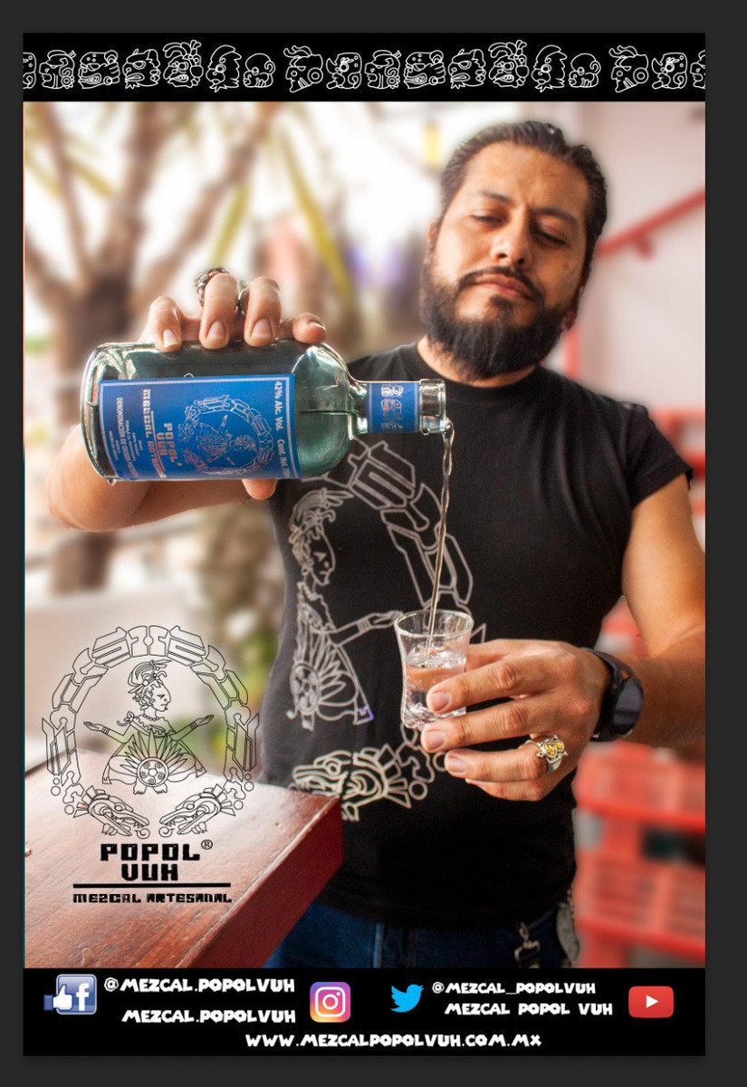 Prueben este super #mezcal #popolvuh nos lo recomendo Dan Osorio a Stephanie Gándara  José Gilberto Vilchis  y a mi,  les va a  gustar.#viaje #gold #inspiracion #artesanal #actitudpositiva #hechoconcariño #trip #mexico #hablemosdemezcal #mentemillonaria #oaxaca #mixology