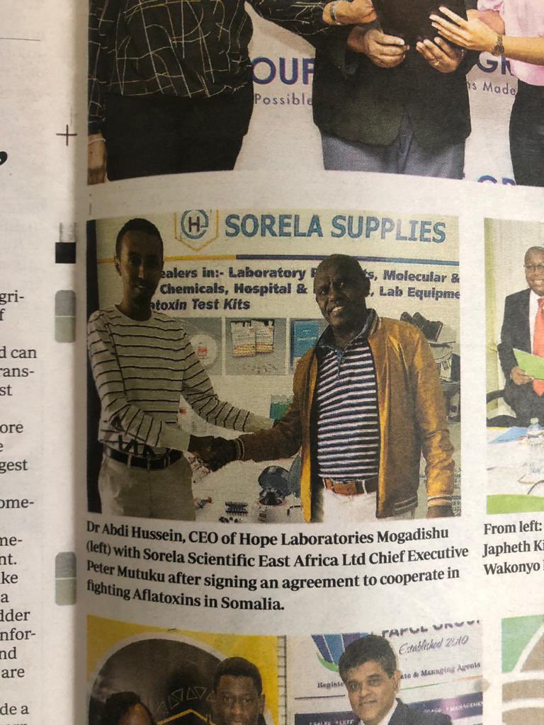 SorelaScientifc's tweet photo. Sorela Scientific EA making news today https://t.co/cmVcNaveZk