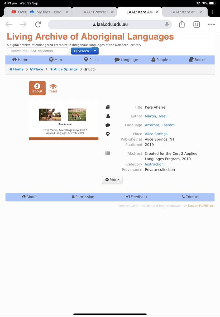 living_archive's tweet image. Lovely afternoon working with the Arrernte class at Centralian Senior College. Shared work of some previous students available on @living_archive and will be adding a few more from current students #Arrernte #Mparntwe #AliceSpringsLanguageCentre Werte!