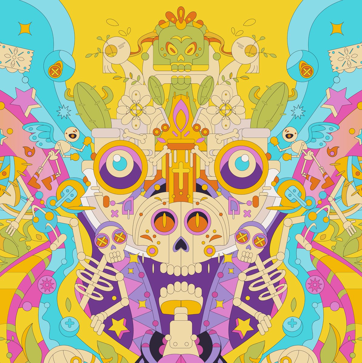 " Mexico Collection "🤩💀 
My new drop on @withFND 
foundation.app/@TRA_Studio/me…

Inspired by the day of the dead 
8000 x 8000 px
JPG

<a href="/nft_asia/">Follow us at @nftasiaofficial</a>  #NFTs #NFTCommunity #ThaiNFT #nftcollector