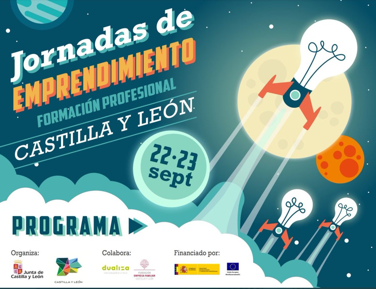 La vuelta a las aulas trae las jornadas de emprendimiento de FP que organiza <a href="/educacyl/">Educación JCyL</a>, con la colaboración de #FEFCL y @DualizaBankia. Nuestra presidenta, <a href="/RHervella/">Rocio Hervella</a> , participa en la inauguración de este encuentro, motor de arranque de un proyecto de impulso al emprendimiento.