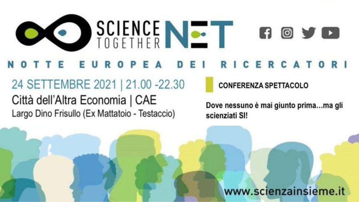 Il #24settembre tanti ricercatori #Cnr coinvolti nelle iniziative della #NotteEuropeaDeiRicercatori #ernitaly #progettoNET <a href="/ScienzaInsieme/">ScienzaInsieme</a> <a href="/RomicsOfficial/">Romics Official</a>. <a href="/iiacnr/">CNR - IIA</a> <a href="/cnrisp/">CNR ISP</a> <a href="/CnrNanotec/">Cnr Nanotec</a> <a href="/CNR_ISM/">CNR-ISM Istituto Di Struttura Della Materia</a> 
Leggi il programma: comunicazione.cnr.it/evento/425/la-…