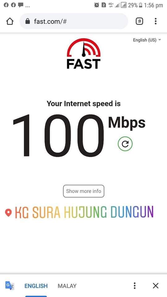 Abyieee2's tweet photo. Kelajuan internet Tone Wow di kawasan Gambang dan Dungun..
Boleh tahan berdesupppp!
Jika anda atau keluarga duduk di sana, saya sarankan tukar ke simkad Tone Wow.
Alhamdulillah, closed seorang dealer. π
#ToneWow https://t.co/xknOWMUeG0