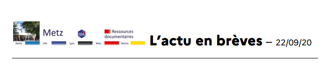 IRAdeMetz's tweet photo. Le n°💯de l'Actu en brèves est en ligne ! Retrouvez les dernières infos sur la #fonctionpublique, le #management, les #politiquespubliques, les #financespubliques et le #numérique dans l'administration 👉 https://t.co/W2C92rYHDw
#iradocumentation @dgafp https://t.co/D6Bxob0BJz