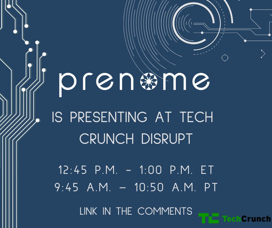 MyPrenome's tweet photo. Join Us at https://t.co/XSTXtr3B1W to watch our presentation about Prenome!

#GestationalDiabetes #Pregnancy #WomensHealth #MaternalHealth  #pregnant #maternity #health #Diabetes #women https://t.co/R9Un7Xzw4C