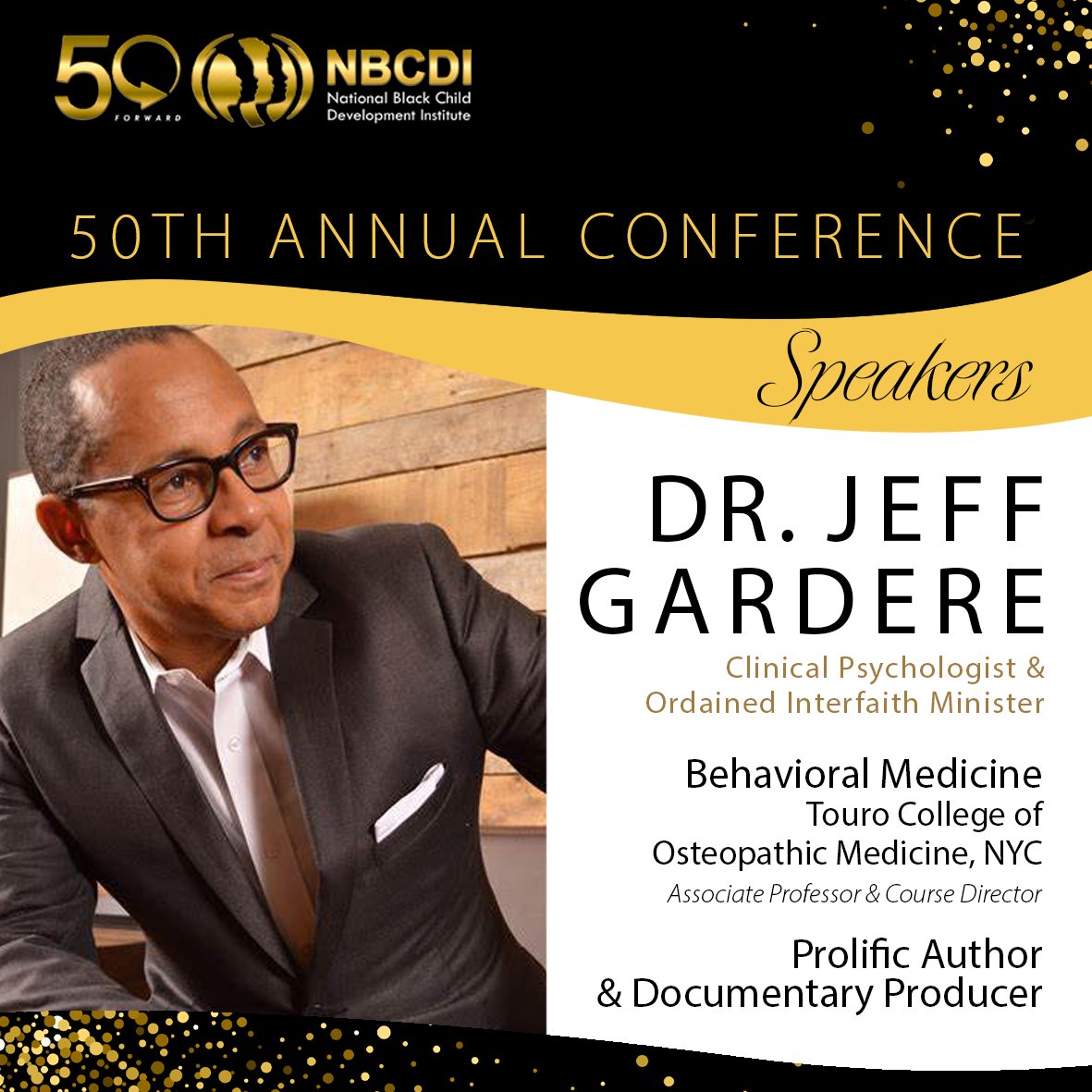 We are pleased to welcome @DrJeffGardere, he will participate in our featured session, “If Not Us Who? Black Children and Mental Health Workshop” on Thursday, October 14 at 2:30 PM EDT. If you haven’t registered, secure your spot today: l8r.it/EMKC