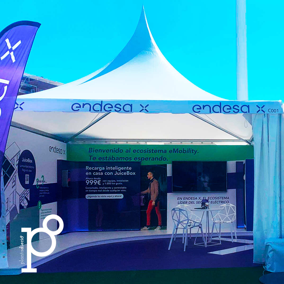Estamos en la semana de la movilidad y no podíamos perdérnoslo. Estuvimos en la VI edición de la feria VEM (Vehículo Eléctrico de Madrid) con Endesa X donde nos encargamos de toda la producción y diseño de su stand. Seguimos creando experiencias.
#SomosP18  #VEM #VEM2021