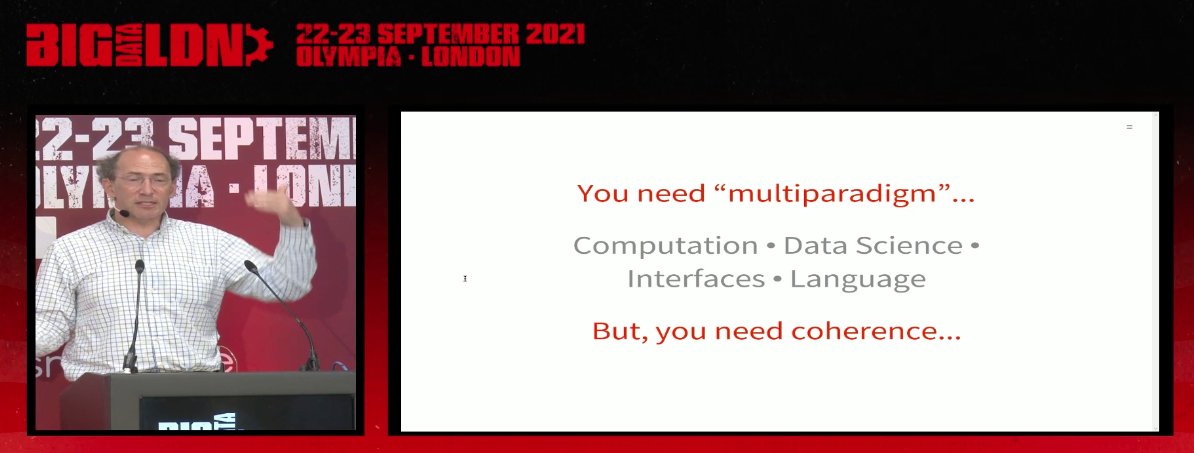 conradwolfram's tweet image. You need #Multiparadigm... but, you need coherence too #BigDataLDN