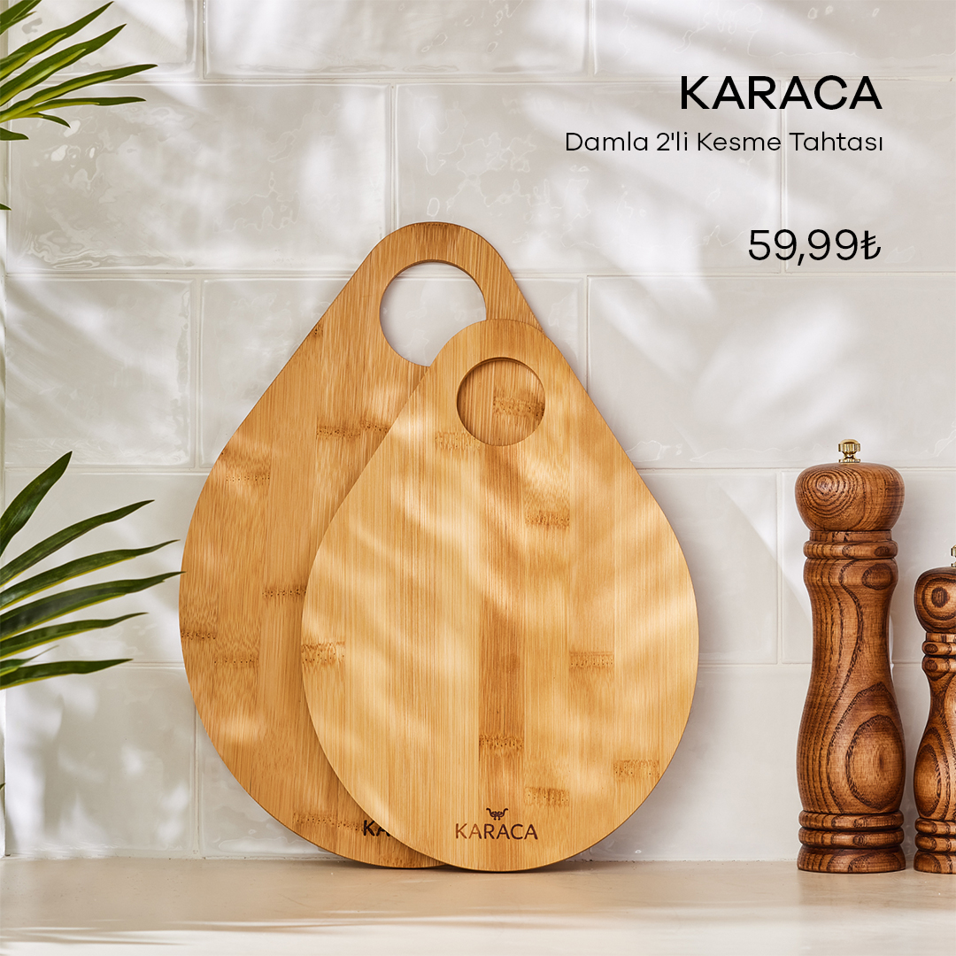 Doğal bir içeriğe sahip olan bambu ile sebze ve meyveler doğal yapısını ve vitamin değerini korur. Daha sağlıklı yemekler hazırlamak için; Karaca Damla 2'li Kesme Tahtası'nı kullanın!

Hemen satın almak için: bit.ly/KaracaDamlaKes…
