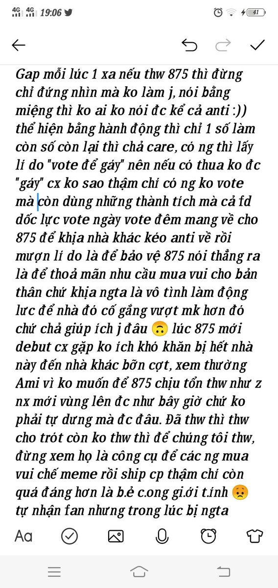 KimThao1306's tweet photo. Kêu gọi thêm ng vote và tạo thêm acc fns gấp trc khi gap quá xa!! 🚨🚨
Đăng cái này là vì có 1 số ng có suy nghĩ lệch lạc nên mk muốn nói vài điều xem như lời khuyên mong ai đọc đc sẽ hiểu những điều cần lm và ko nên lm... https://t.co/lBiqloXGsL