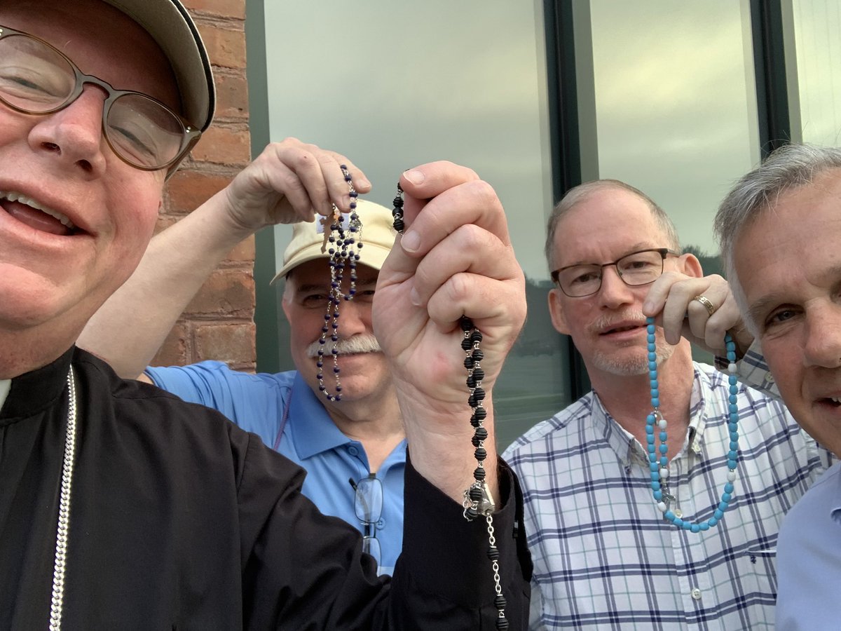 Today I joined with others praying the rosary and kicking off the 40 Days for Life 2021 Fall Campaign. Please consider joining us. More info at diospringfield.org. #40Daysforlife #rosary #powerofprayer