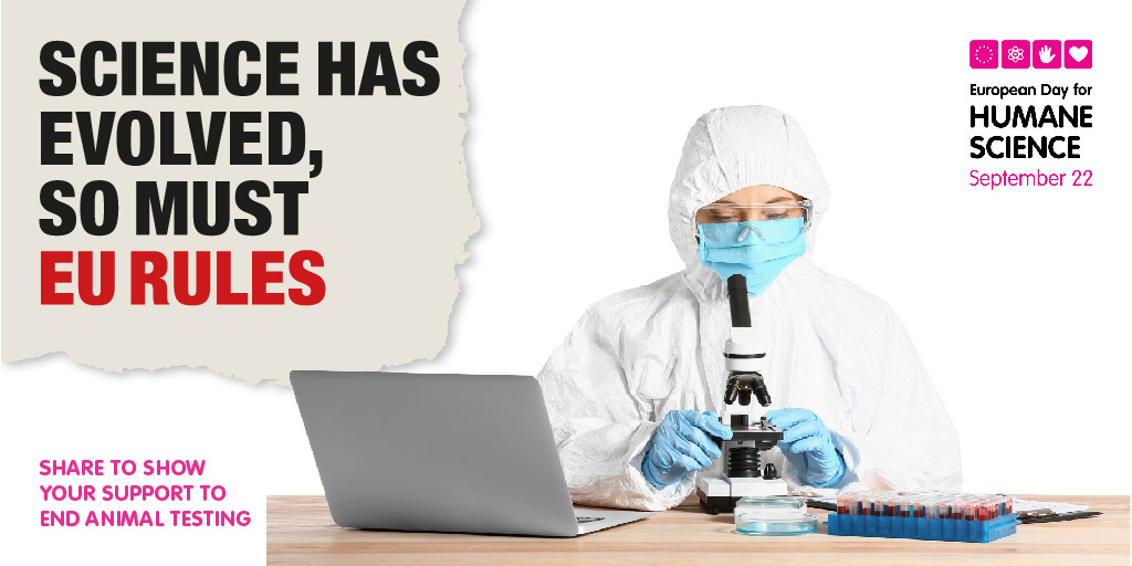 CrueltyFreeEU's tweet image. The EU should be leading the way in ending the use of cruel and outdated animal testing to replace it with modern, humane and human-relevant science. This #EuropeanDayForHumaneScience add your name to the European Citizens’ Initiative ➡️ bit.ly/2Wu4p5F #EndAnimalTesting