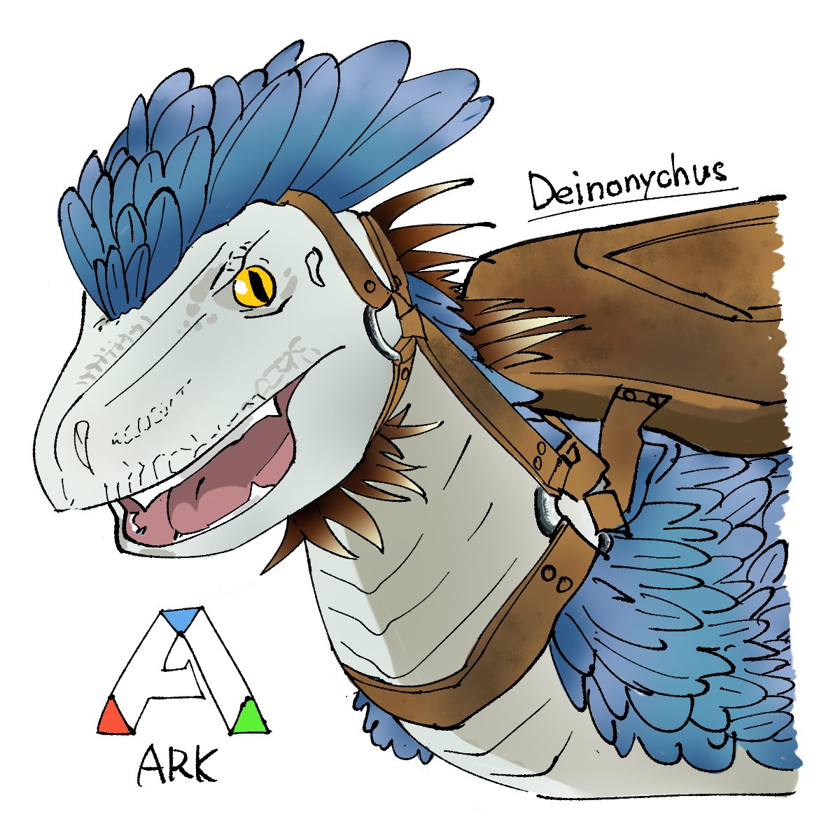 Deinonychus - ARK FanArt by Arixona on DeviantArt