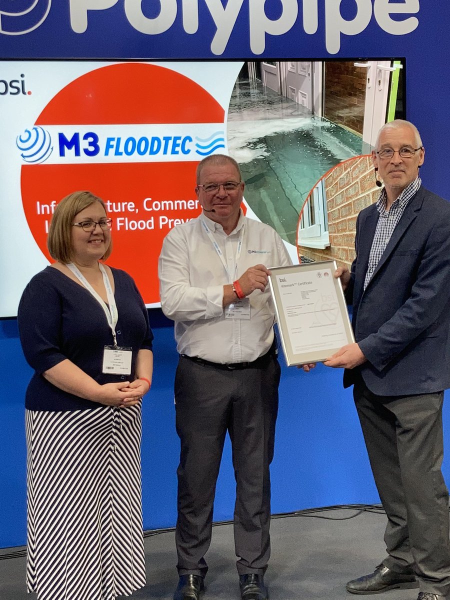 vikloumcc's tweet photo. Congratulations to @floodtec who have today been awarded their #BS851188 certification for a suite of #PFR products 👏👏👏 https://t.co/cSNbrp4S3j