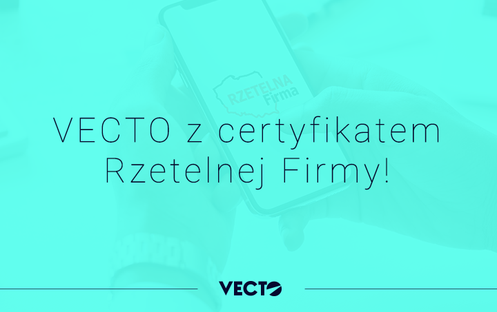 Vecto_IT's tweet photo. VECTO z certyfikatem Rzetelnej Firmy! Tytuł ten przyznawany jest przedsiębiorstwom, dla których ważna jest przejrzystość i uczciwość w relacjach z otoczeniem biznesowym. Dowiedz się więcej ➡️  https://t.co/Q3KiSv2qNb https://t.co/n4v4Eoqnq4