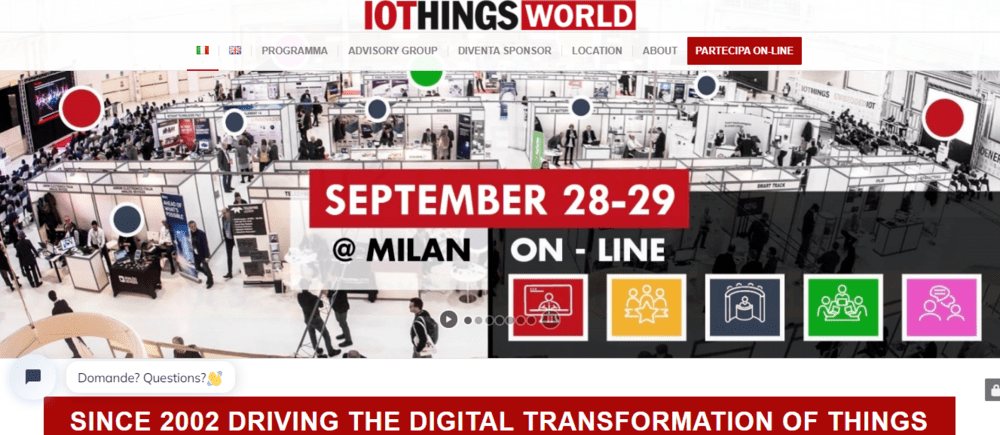 SocialandTech's tweet photo. In arrivo al Mediolanum Forum di Assago, la nuova edizione ibrida autunnale di IOTHINGS - https://t.co/SUlz8wcHum #socialandtech #technews #MediolanumForum #Assago #IOTHINGS #Innovability #IOTHINGSWORLD #DigitalTransformationofThings https://t.co/DfSolw0kPG
