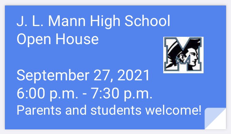 J. L. Mann High tweet media