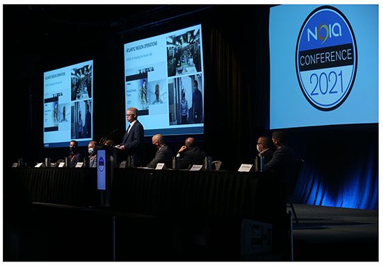 Jonathan Brown, Senior Vice-President, Atlantic Region, <a href="/cenovus/">Cenovus Energy</a> highlighted their operations over the past 18 months, how the company moved to working remotely and safely, and managed maintenance on the WWR CGS project. #MyOffshoreMyFuture #oilandgas #Noia2021